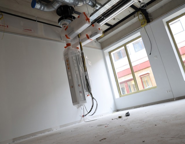 Voorbereidingen van grootschalige nieuwbouw en renovatie